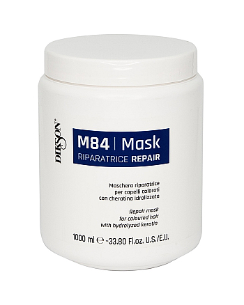 Dikson Mask R Repair M84 - Маска восстанавливающая для окрашенных волос с гидролизированным кератином 1000 мл - hairs-russia.ru